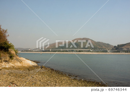 2 Dec 2007 the nature view at Sunny Bay Beach, hong kong 69746344