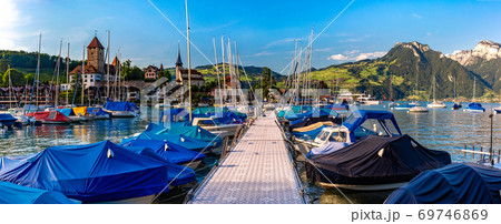 Spiez Church and Castle, Switzerland 69746869