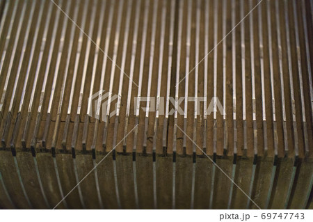 Close up photography of a step of Moscow subway staircase. Architectural theme. Close up photography of a step of Moscow subway staircase. Architectural theme. 69747743