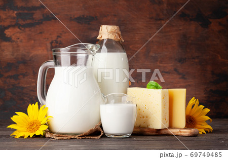 Various dairy products Various dairy products 69749485