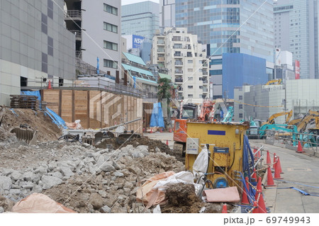 渋谷駅付近の再開発工事 渋谷駅付近の再開発工事 69749943