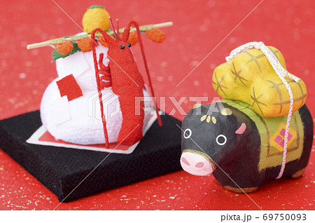 干支 張り子の丑 干支 張り子の丑 69750093