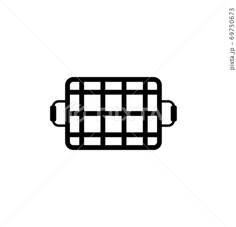 Grill Grid Flat Vector Icon 69750673