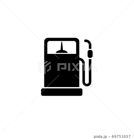 Refueling Column Flat Vector Icon Refueling Column Flat Vector Icon 69751037