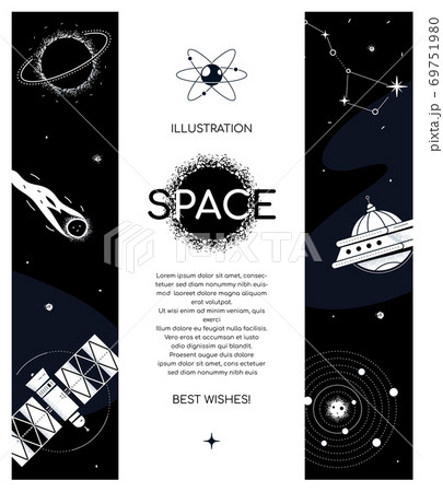 Space exploration - modern flat design style banner Space exploration - modern flat design style banner 69751980