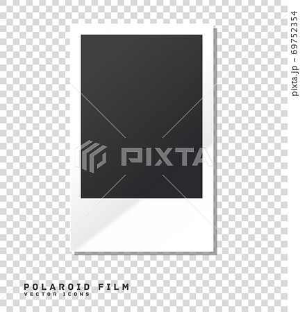 チェキのフィルム ミニサイズ ポラロイドカメラのイラスト素材 [69752354] - PIXTA