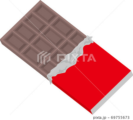 板チョコ_斜め 板チョコ_斜め 69755673