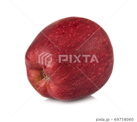 Red apple on a white background Red apple on a white background 69758060