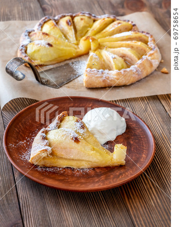 Pear and ginger galette Pear and ginger galette 69758654