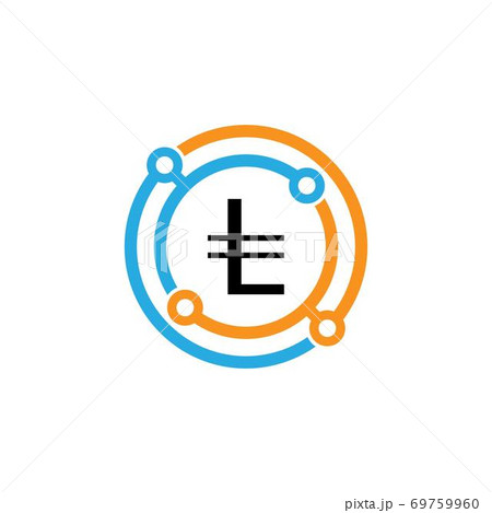 Crypto coin icon design concept 69759960