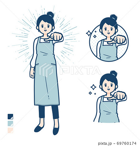 simple apron woman_want-you 69760174