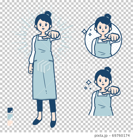 simple apron woman_want-you 69760174