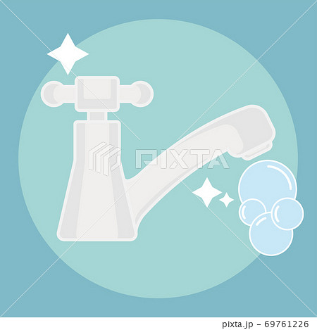 Isolated sink faucet icon Isolated sink faucet icon 69761226