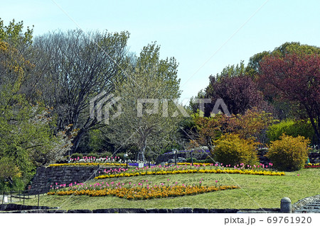 東山動植物園点景のイラスト素材