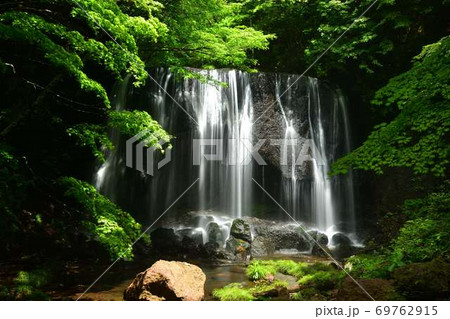 福島県猪苗代町 達沢不動滝 福島県猪苗代町 達沢不動滝 69762915