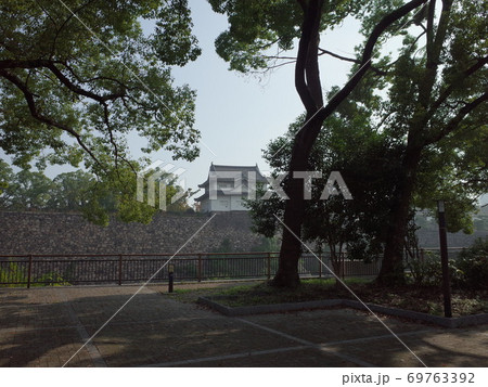 櫓と石垣_大阪城 櫓と石垣_大阪城 69763392