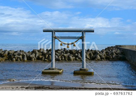 奥津姫神社　鳥居　輪島市 69763762