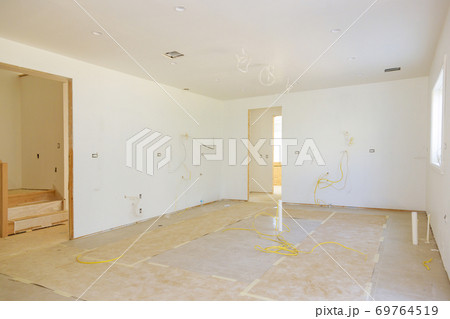Apartment renovation house remodeling new house empty apartment room Apartment renovation house remodeling new house empty apartment room 69764519