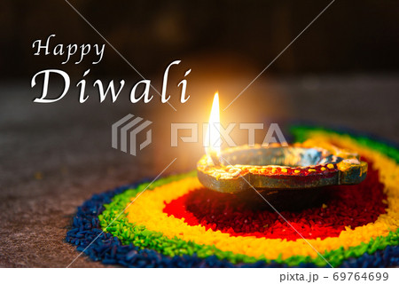 Happy celebration Deepavali, or Diwali Indian festival Happy celebration Deepavali, or Diwali Indian festival 69764699