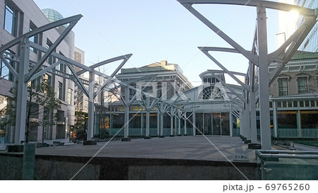 旧新橋停車場にて再建されたプラットホーム 旧新橋停車場にて再建されたプラットホーム 69765260