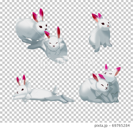 バニー うさぎ 子うさぎ 69765284
