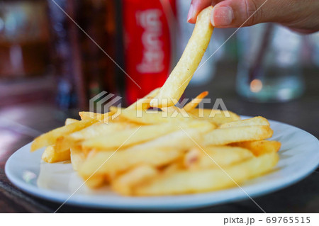 deep fried french fries appetizer for eat 69765515