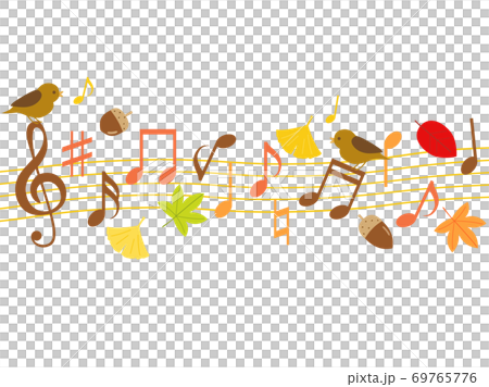 Musical note 9 autumn image Musical note 9 autumn image 69765776