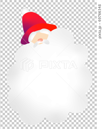 立派なひげのサンタクロース バリエーションありますのイラスト素材