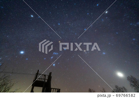 乗鞍高原 冬の星空 【長野県】 乗鞍高原 冬の星空 【長野県】 69766582