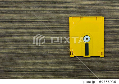 diskette for disk system vintage technology image top view. diskette for disk system vintage technology image top view. 69766936