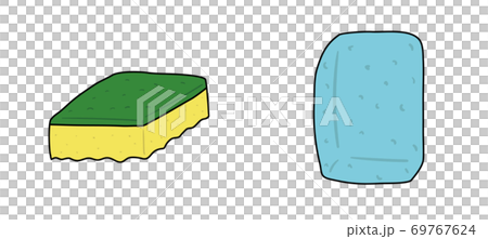 Sponge with contour line 69767624