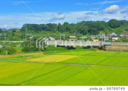 弁天島駅から金谷駅までの東海道本線車窓からの風景 弁天島駅から金谷駅までの東海道本線車窓からの風景 69769749
