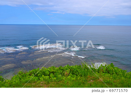 禄剛埼 千畳敷 能登半島突端 珠洲市 禄剛埼 千畳敷 能登半島突端 珠洲市 69771570