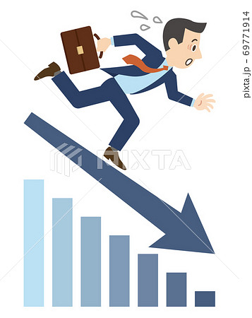 失敗のビジネスイメージ 69771914