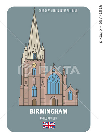 Church St Martin in the Bull Ring in Birmingham, UK 69771916