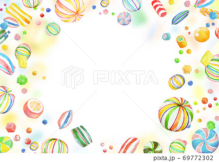 和飴 カラフル フレーム 和飴 カラフル フレーム 69772302