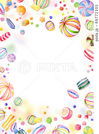 和飴 カラフル フレーム 和飴 カラフル フレーム 69772303