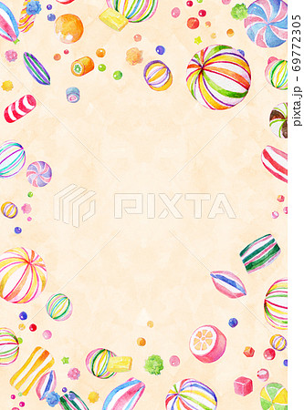 和飴　カラフル　フレーム 69772305