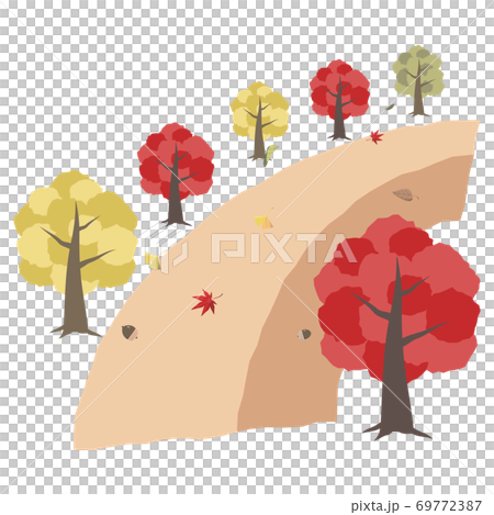綠樹成蔭的路與秋天的落葉1 綠樹成蔭的路與秋天的落葉1 69772387