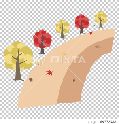 秋天的綠樹成蔭的路2 秋天的綠樹成蔭的路2 69772388