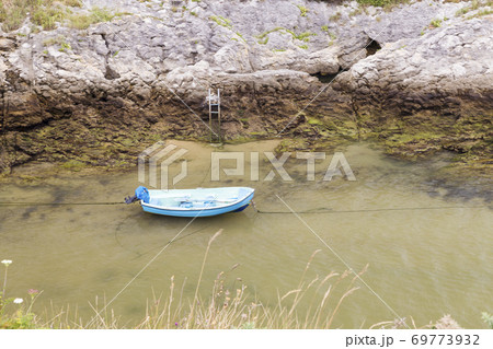 small blue boat small blue boat 69773932