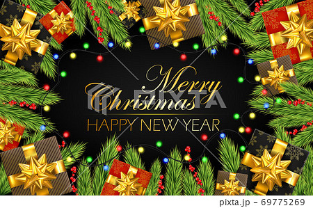 Merry Christmas banner Merry Christmas banner 69775269