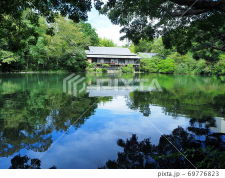 静岡県 楽寿園 満水の小浜池 9月 静岡県 楽寿園 満水の小浜池 9月 69776823