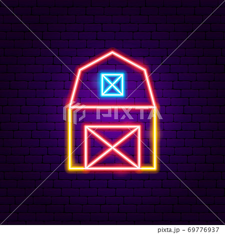 Village House Neon Sign Village House Neon Sign 69776937