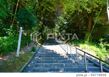 気多神社　参道　高岡市 69778608