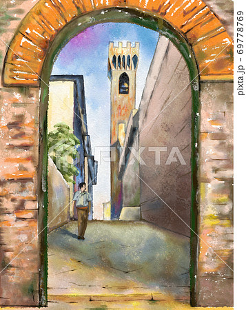 Medieval city 69778769