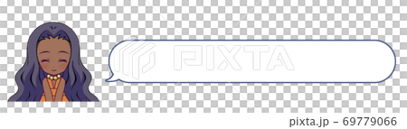 動漫風格的女孩和氣球插圖獨自一人08-3 69779066