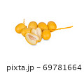 whole fresh Barhee/Barhi dates fruit on white background 69781664