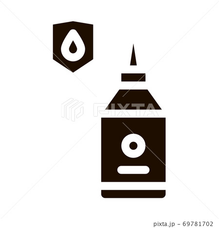 Waterproof Material Glue Vector Icon Waterproof Material Glue Vector Icon 69781702