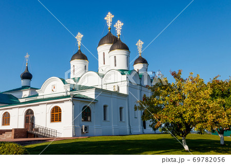 Transfiguration cathedral in Transfiguration monastery in Murom, Russia 69782056